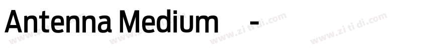 Antenna Medium字体字体转换